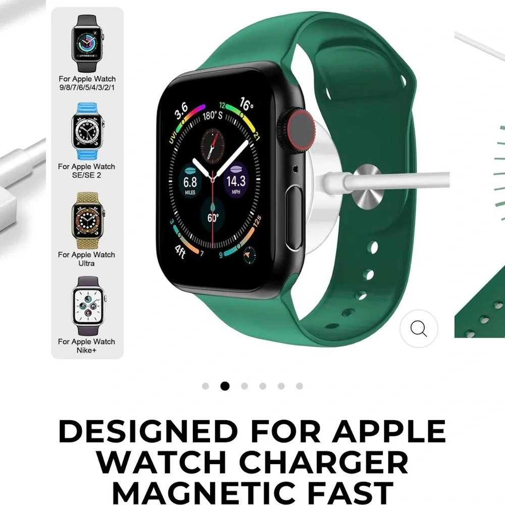 Apple Magnetic Fast Charger for Watch - Silver